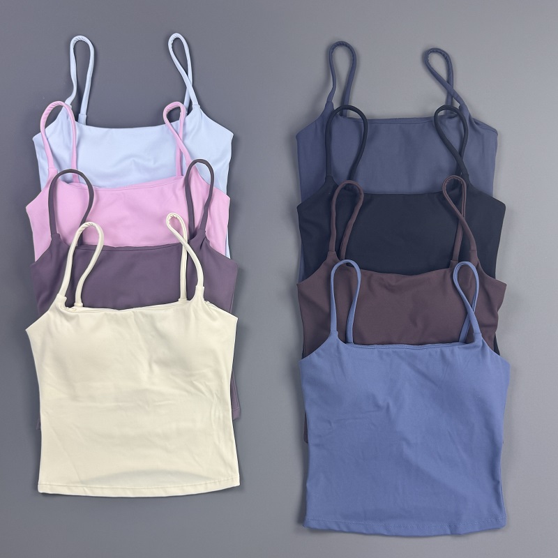 Suspender Tank Top - Top de Ginástica Feminino com Alças