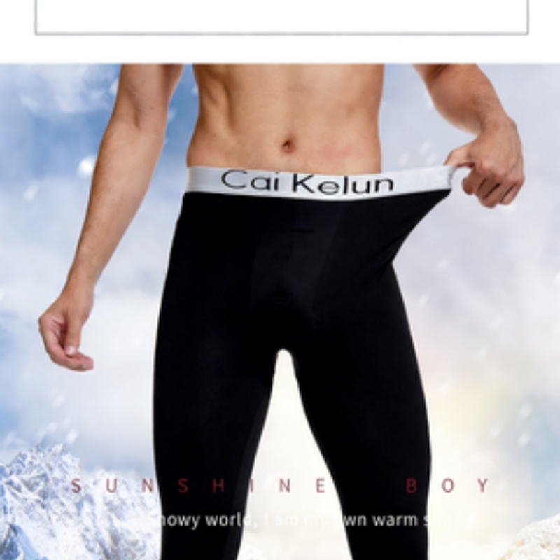 Compression Long Pant - Calças Térmicas Masculinas para Inverno, Forradas