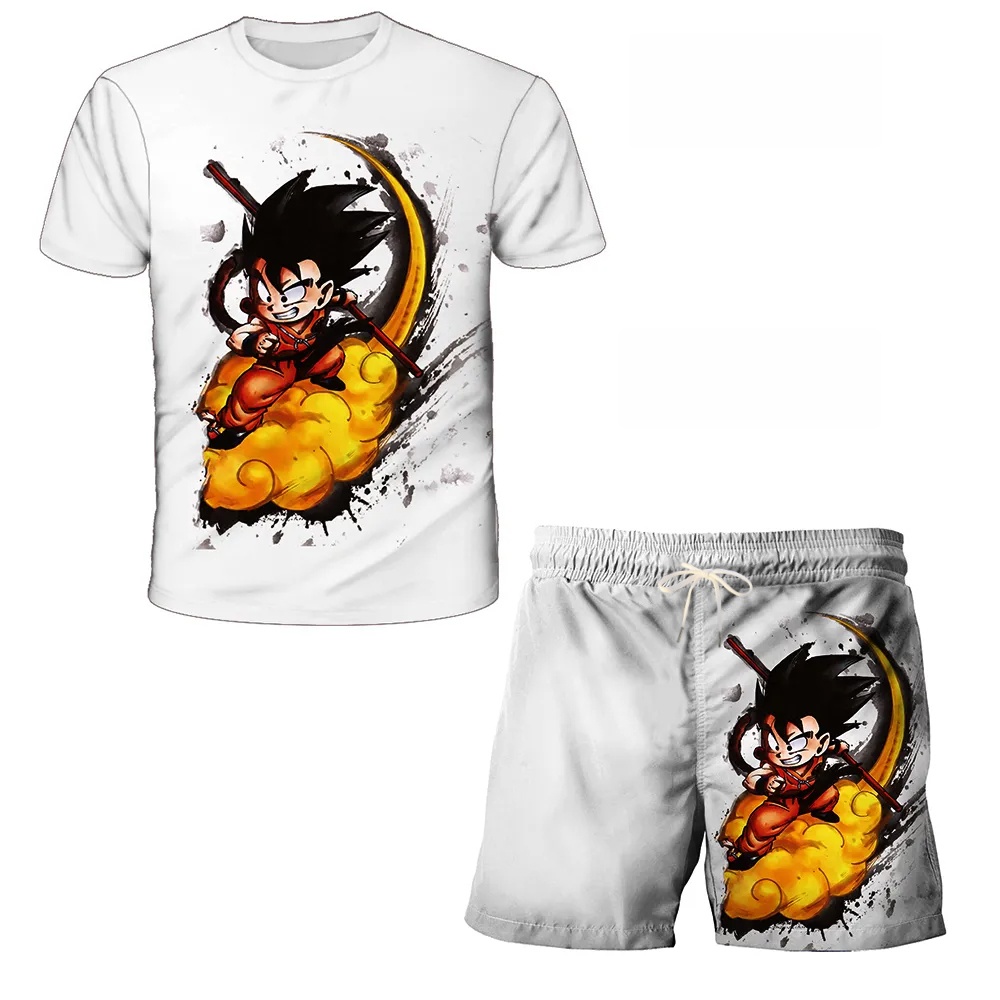 T Shirt Tight Fit - Conjunto Masculino de Camiseta e Shorts