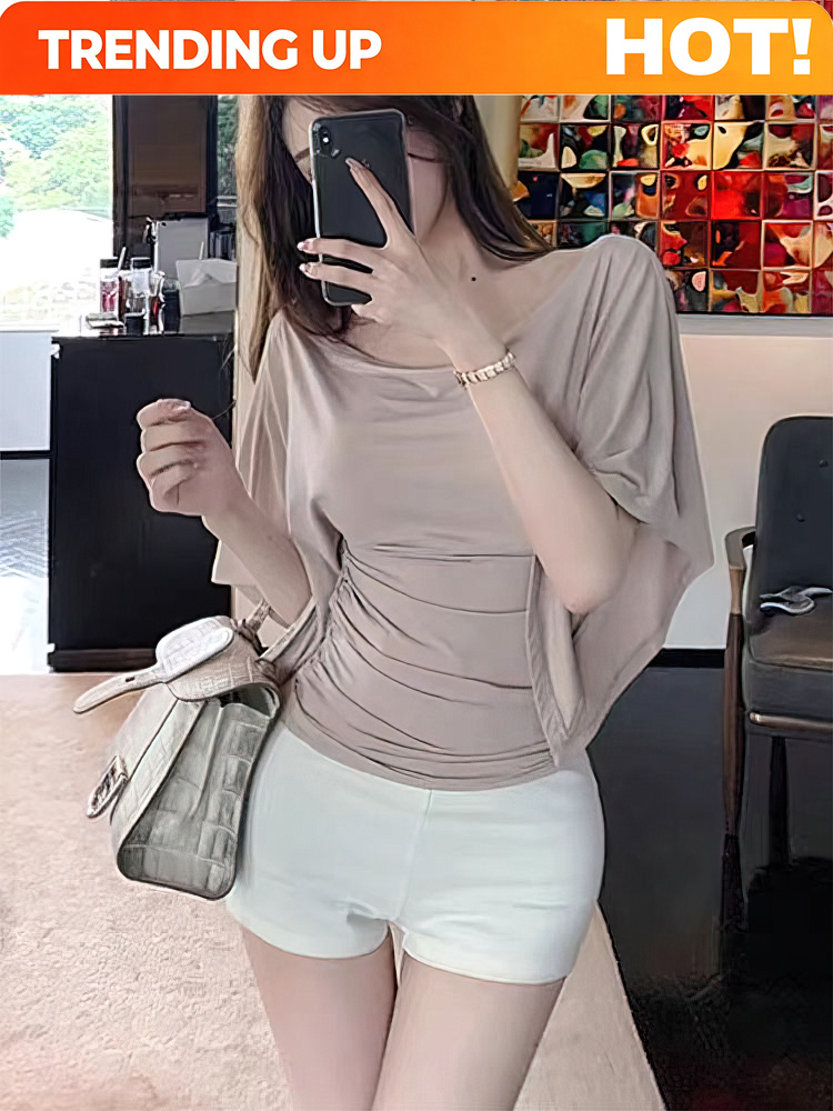 T Shirt Tight Fit - Camiseta Feminina Sexy de Verão com