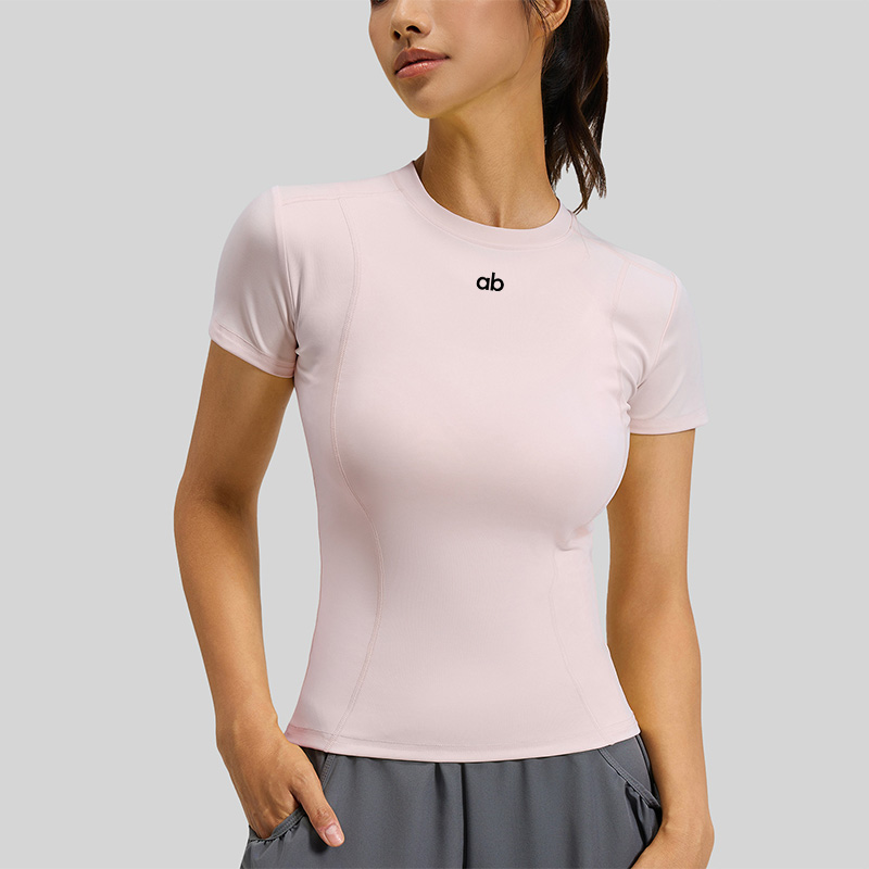 Camiseta de Yoga Feminina de V - T Shirt Tight Fit avaliação e preço